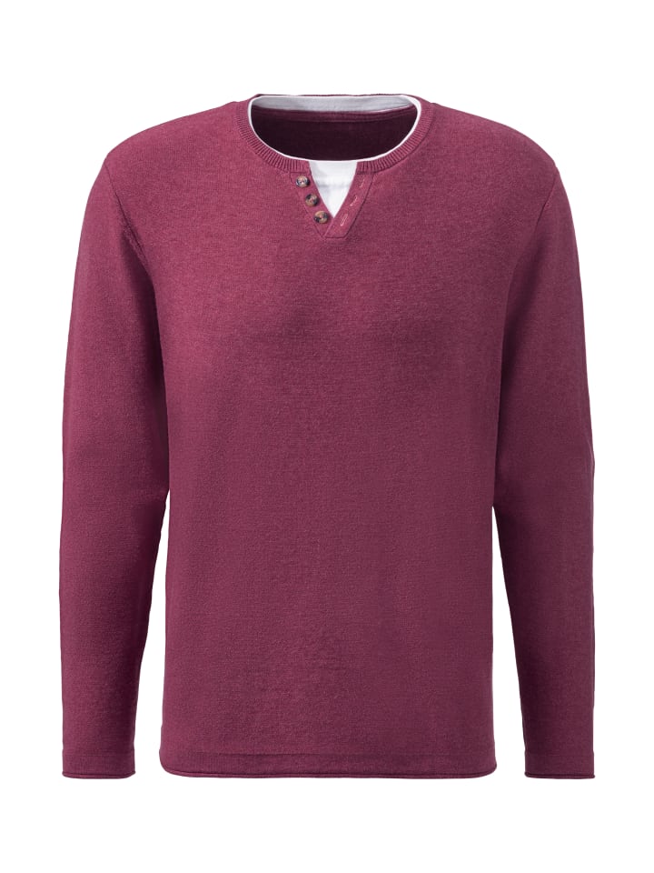 Вязаный свитер H.I.S, цвет rot meliert 
Вязаный свитер H.I.S, цвет rot meliert