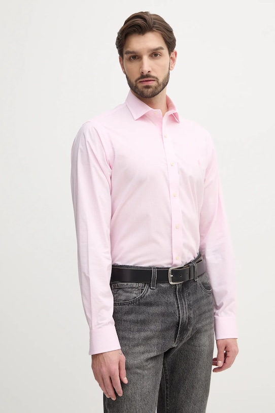 Хлопковая рубашка Polo Ralph Lauren, розовый
Хлопковая рубашка Polo Ralph Lauren, розовый