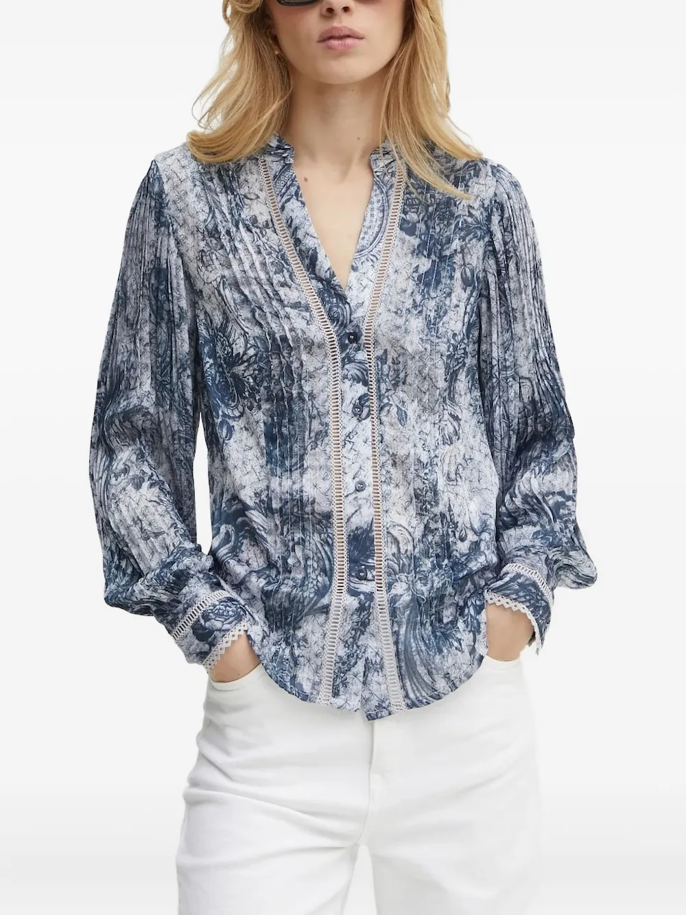 Рубашка с цветочным принтом GUESS USA, синий
Рубашка с цветочным принтом GUESS USA, синий