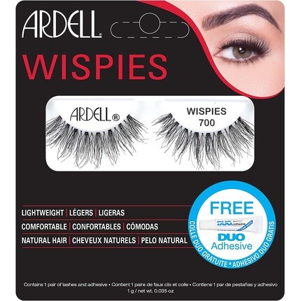 Wispies 700 Черные накладные ресницы, Ardell
Wispies 700 Черные накладные ресницы, Ardell