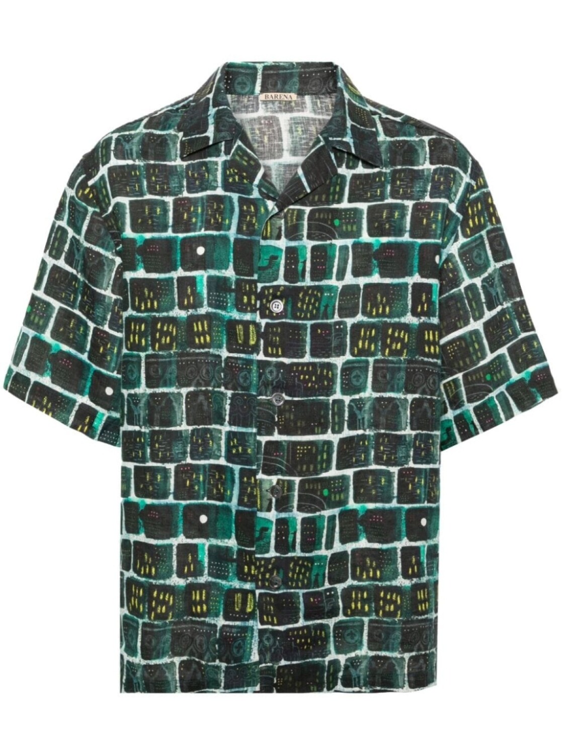 Barena льняная рубашка Solana, зеленый
Barena льняная рубашка Solana, зеленый