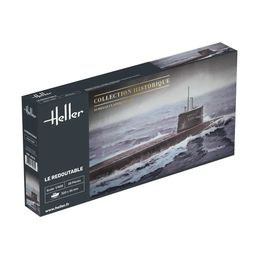 Le Redoutable - Историческая коллекция, Historical Model Kits (1:400) (Heller Models)
Le Redoutable - Историческая коллекция, Historical Model Kits (1:400) (Heller Models)