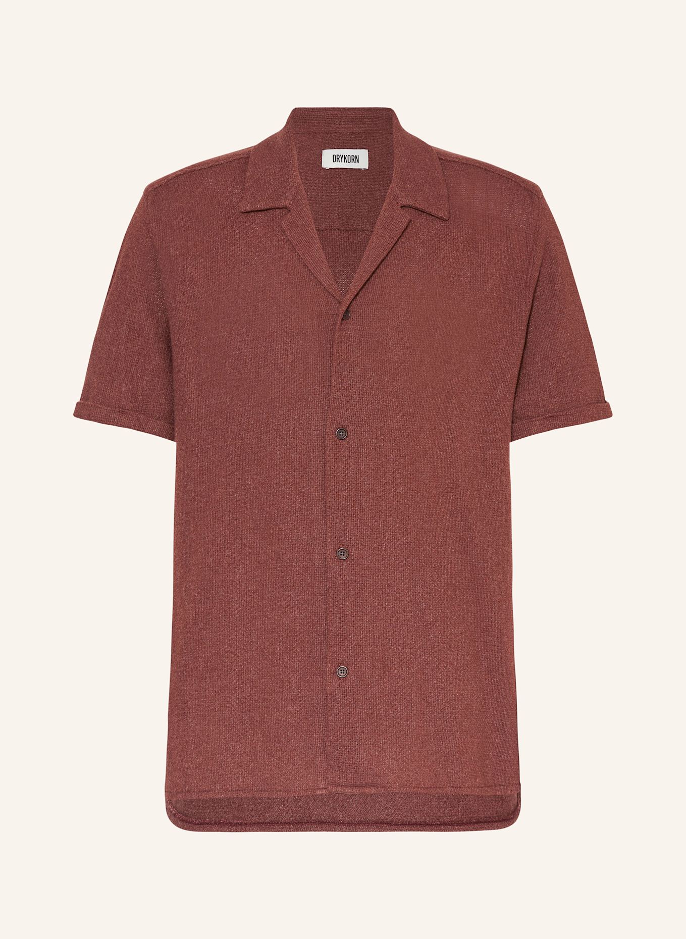 Рубашка для отдыха Bijan Comfort Fit Drykorn, красный 
Рубашка для отдыха Bijan Comfort Fit Drykorn, красный