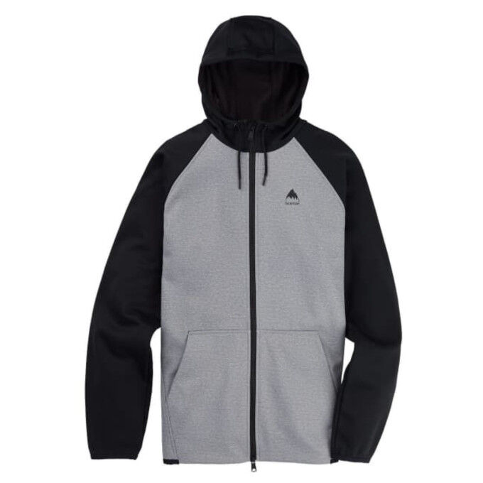 Мужская водонепроницаемая флисовая куртка Burton Crown - серый меланж/настоящая черная
Мужская водонепроницаемая флисовая куртка Burton Crown - серый меланж/настоящая черная