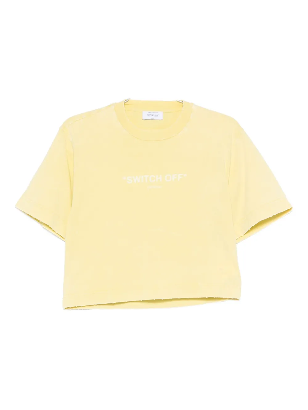 Футболка с принтом-слоганом Off-White, желтый
Футболка с принтом-слоганом Off-White, желтый