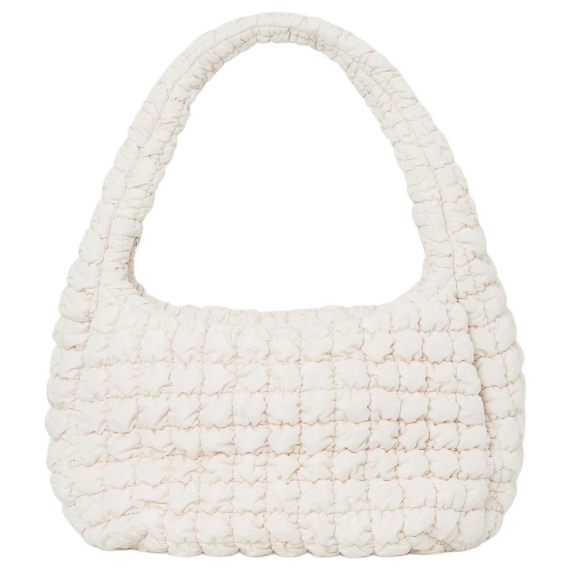 Полиэстеровая портативная сумка через плечо обычная женская светло-бежевая COS
Полиэстеровая портативная сумка через плечо обычная женская светло-бежевая COS