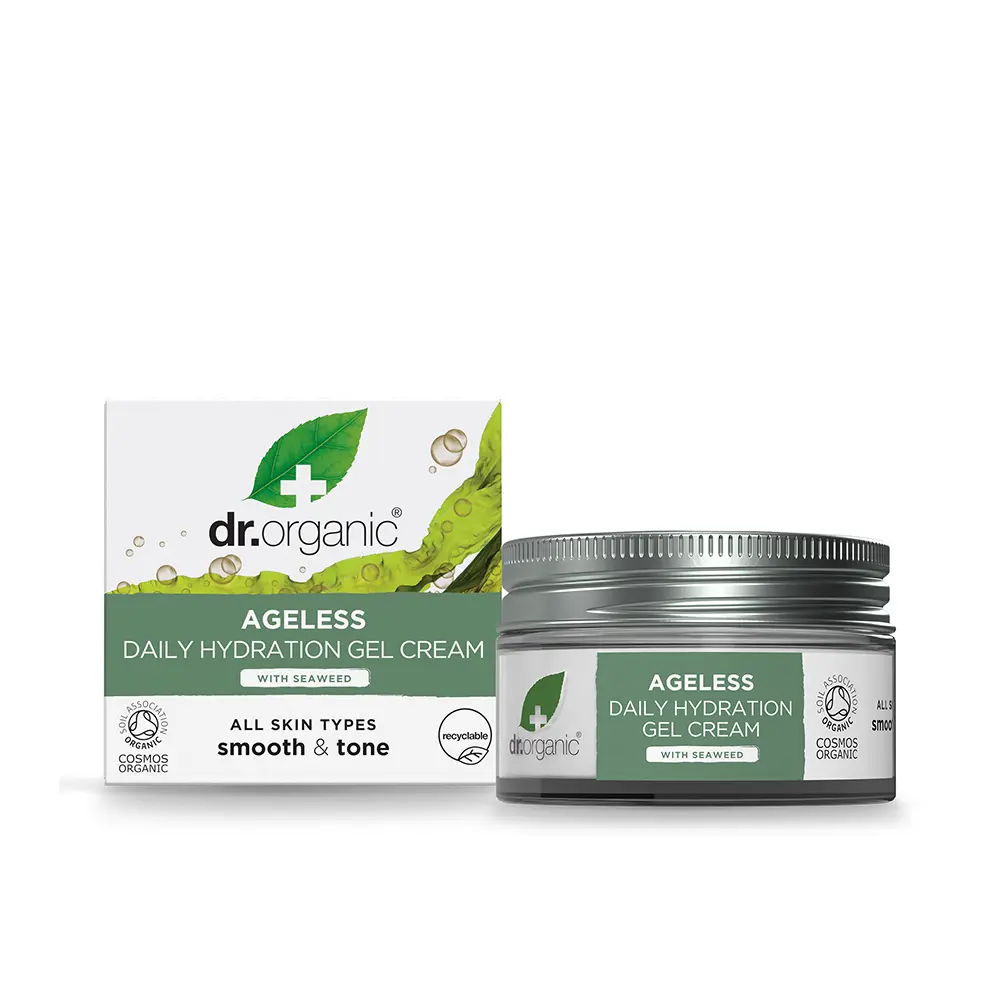 Крем для лица Ageless crema de día en gel Dr. Organic, 50 мл. 
Крем для лица Ageless crema de día en gel Dr. Organic, 50 мл.