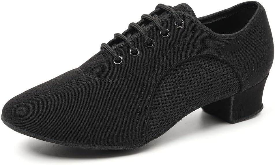 Туфли для латинских танцев JUODVMP для женщин и мужчин, для практики, с завязками, закрытый носок, стандартные бальные, для обучения и выступлений, модель LHD-NJB, черный
Туфли для латинских танцев JUODVMP для женщин и мужчин, для практики, с завязками, закрытый носок, стандартные бальные, для обучения и выступлений, модель LHD-NJB, черный