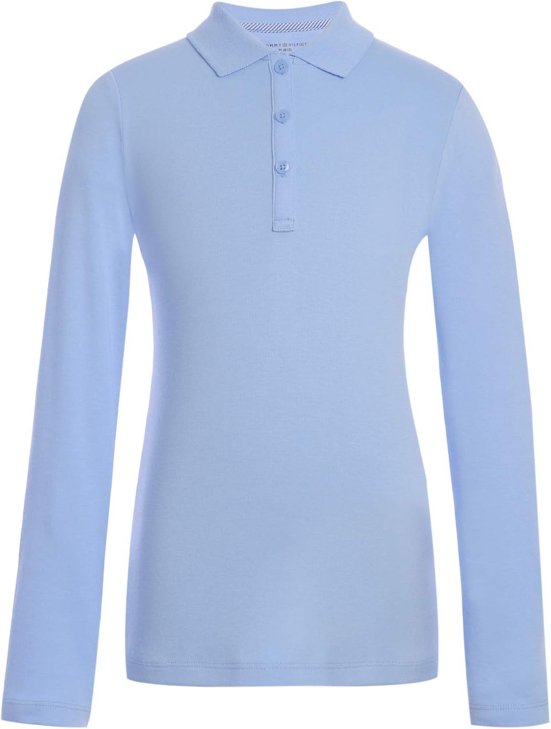 Рубашка-поло Tommy Hilfiger для девочек с длинным рукавом и интерлоком для школьной формы, Light Blue
Рубашка-поло Tommy Hilfiger для девочек с длинным рукавом и интерлоком для школьной формы, Light Blue