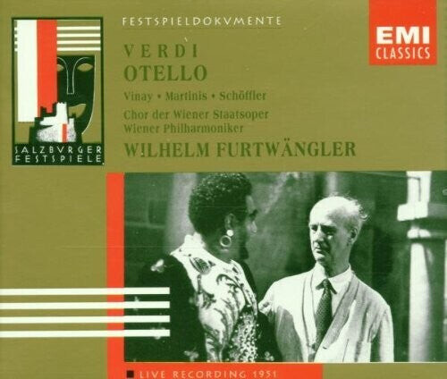 CD диск Verdi / Furtwangler / Vinay / Martinis: Otello-Comp Opera
CD диск Verdi / Furtwangler / Vinay / Martinis: Otello-Comp Opera