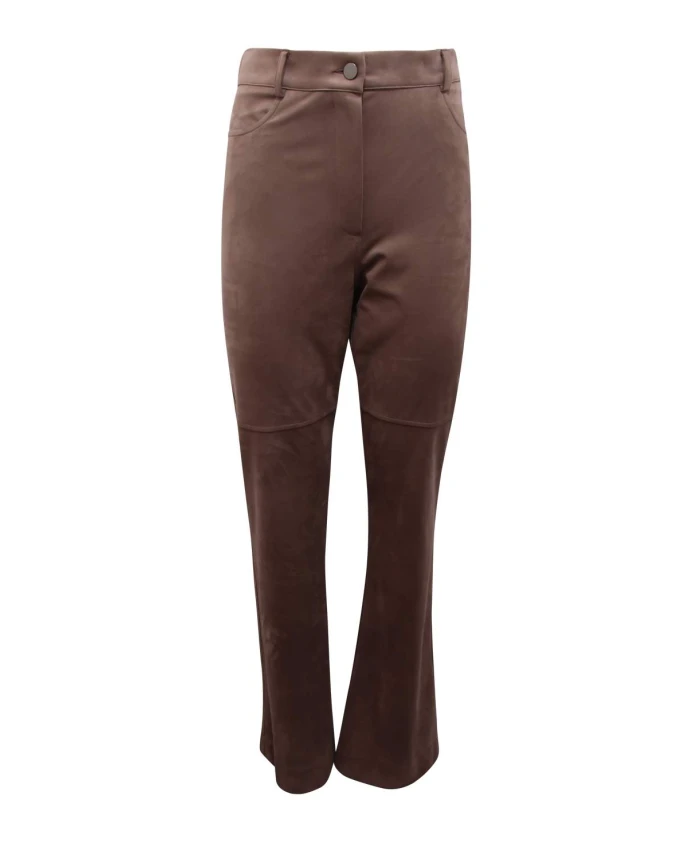 Брюки с эффектом алькантары, изготовленные в Италии. D.Exterior, коричневый
Брюки с эффектом алькантары, изготовленные в Италии. D.Exterior, коричневый
