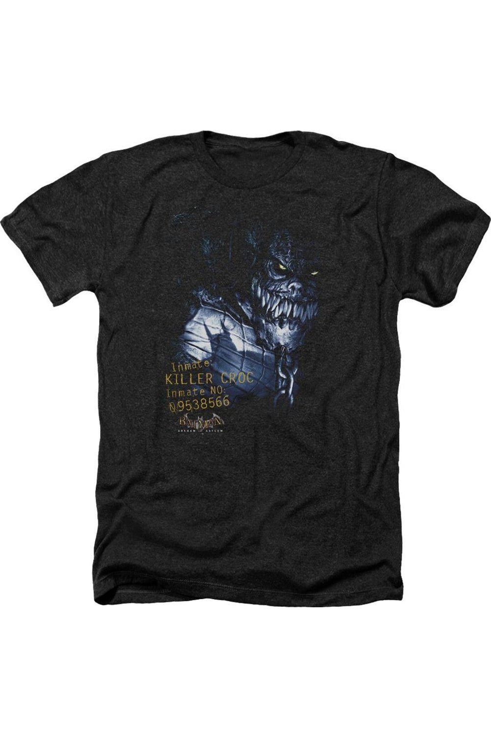 Футболка / футболка Batman Arkham Asylum Arkham Killer Croc для взрослых Heather Gildan, черный
Футболка / футболка Batman Arkham Asylum Arkham Killer Croc для взрослых Heather Gildan, черный