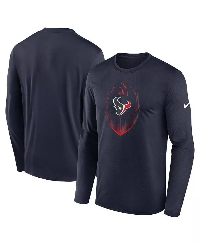 Мужская футболка с длинным рукавом Houston Texans Legend Icon в темно-синем цвете Nike
Мужская футболка с длинным рукавом Houston Texans Legend Icon в темно-синем цвете Nike