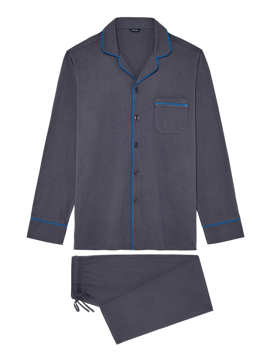 Длинная пижама HOM Long Pajamas, антрацит
Длинная пижама HOM Long Pajamas, антрацит