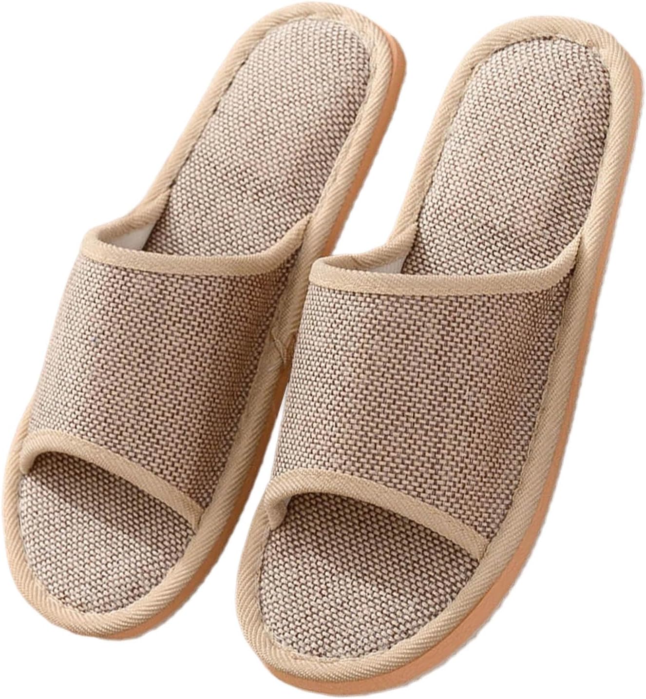 Женские тканевые домашние тапочки для дома и улицы, с нескользящей подошвой и эффектом памяти, открытый носок, мягкая подошва, льняные, унисекс, моющиеся Generic, бежевый
Женские тканевые домашние тапочки для дома и улицы, с нескользящей подошвой и эффектом памяти, открытый носок, мягкая подошва, льняные, унисекс, моющиеся Generic, бежевый