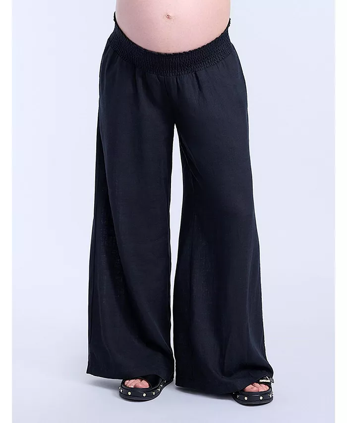 Широкие брюки для беременных с присборенной талией - Motherhood Motherhood Maternity, черный
Широкие брюки для беременных с присборенной талией - Motherhood Motherhood Maternity, черный