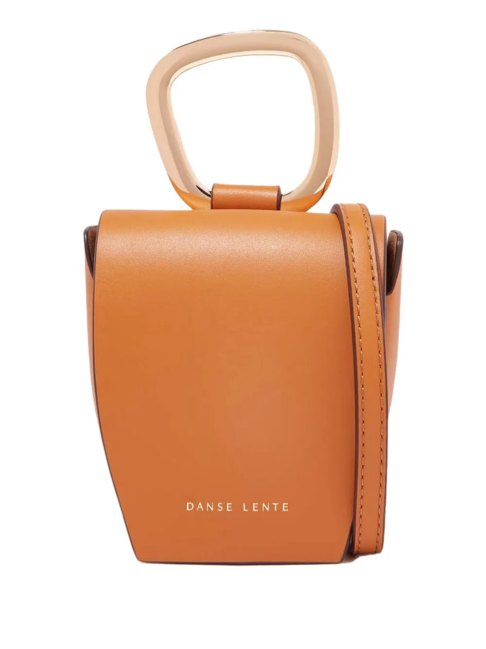 Кожаная сумка-ведро Pablo с ручкой сверху Danse Lente, коричневый 
Кожаная сумка-ведро Pablo с ручкой сверху Danse Lente, коричневый