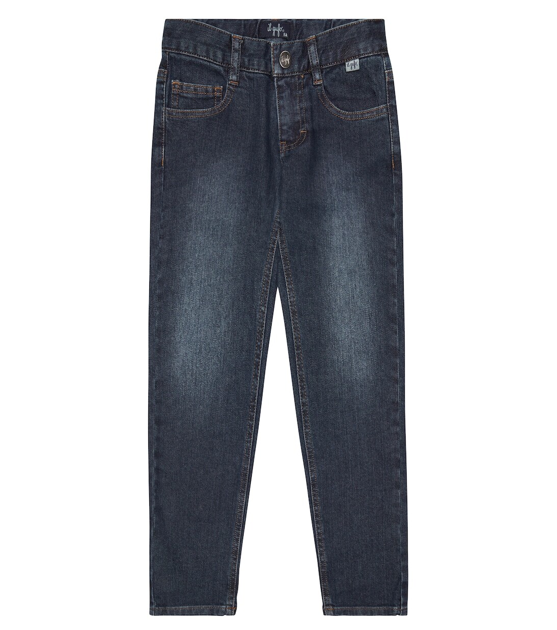 Джинсы прямого кроя из хлопка со средней посадкой Il Gufo, синий
Джинсы прямого кроя из хлопка со средней посадкой Il Gufo, синий