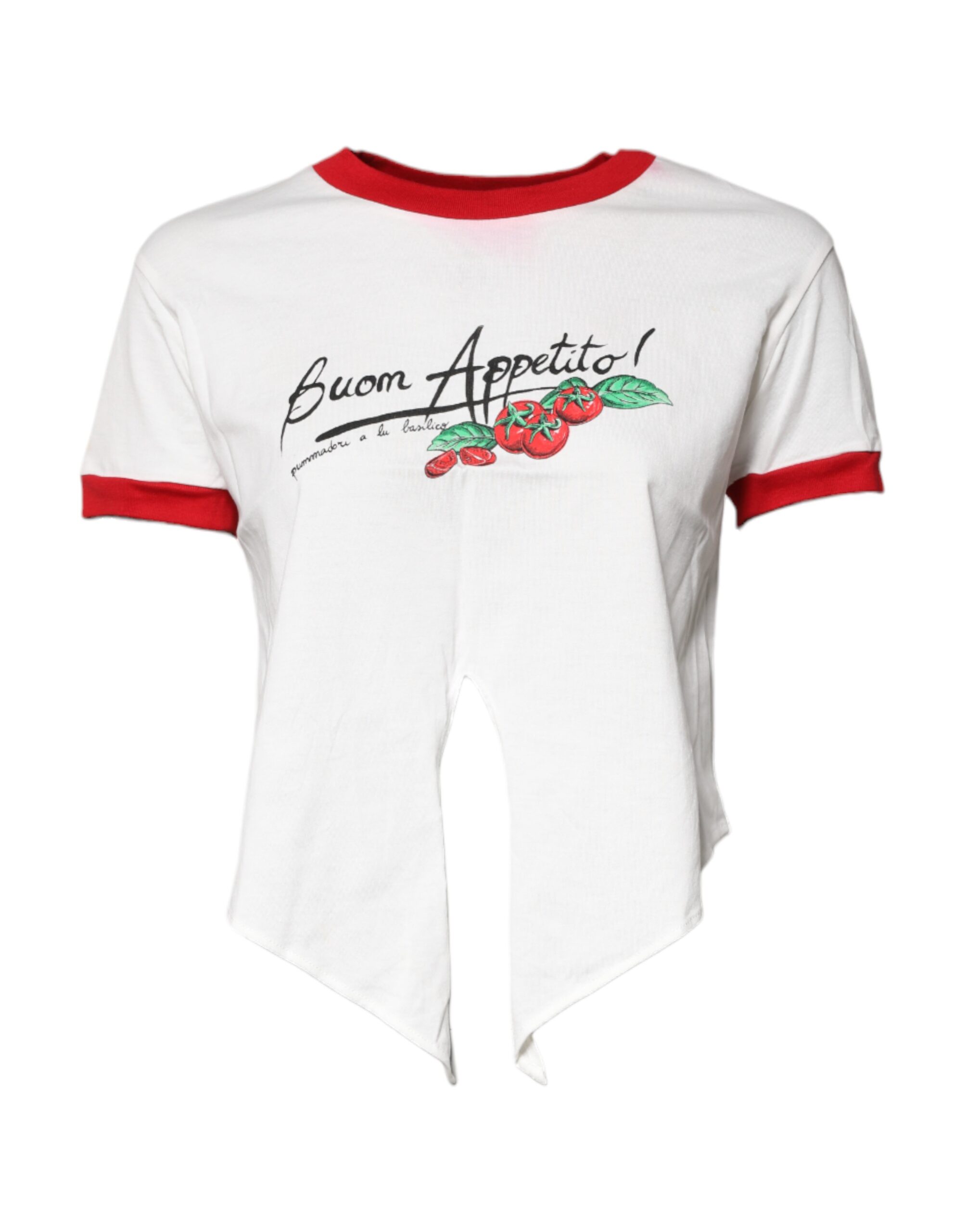 Белая футболка с круглым вырезом и принтом Dolce & Gabbana
Белая футболка с круглым вырезом и принтом Dolce & Gabbana