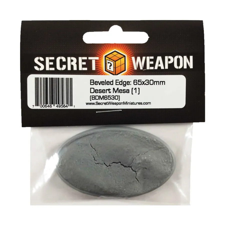 Основание со скошенной кромкой 65x30 мм — Desert Mesa, Miniature Bases - Desert Mesa
Основание со скошенной кромкой 65x30 мм — Desert Mesa, Miniature Bases - Desert Mesa