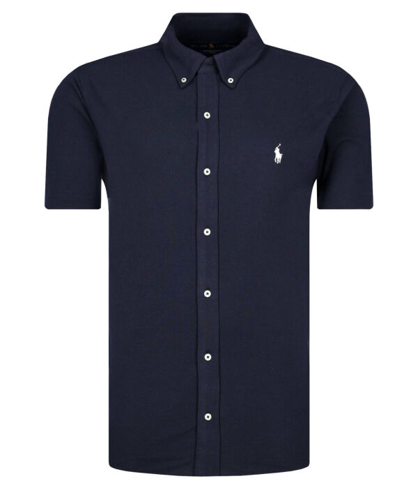 Рубашка мужская Polo Ralph Lauren с коротким рукавом, синий 
Рубашка мужская Polo Ralph Lauren с коротким рукавом, синий
