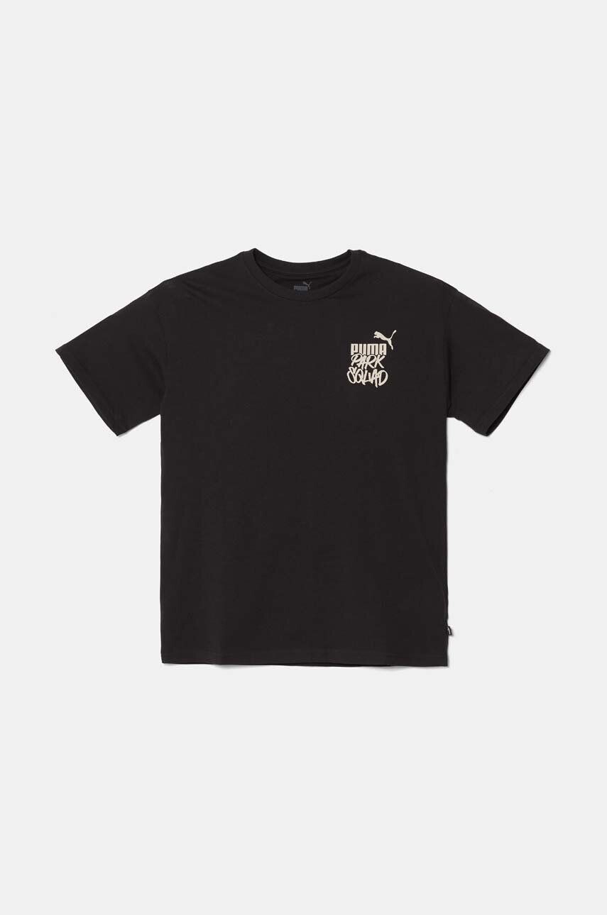 Детская хлопковая футболка Puma ESS+ MID 90sphic Tee, черный
Детская хлопковая футболка Puma ESS+ MID 90sphic Tee, черный