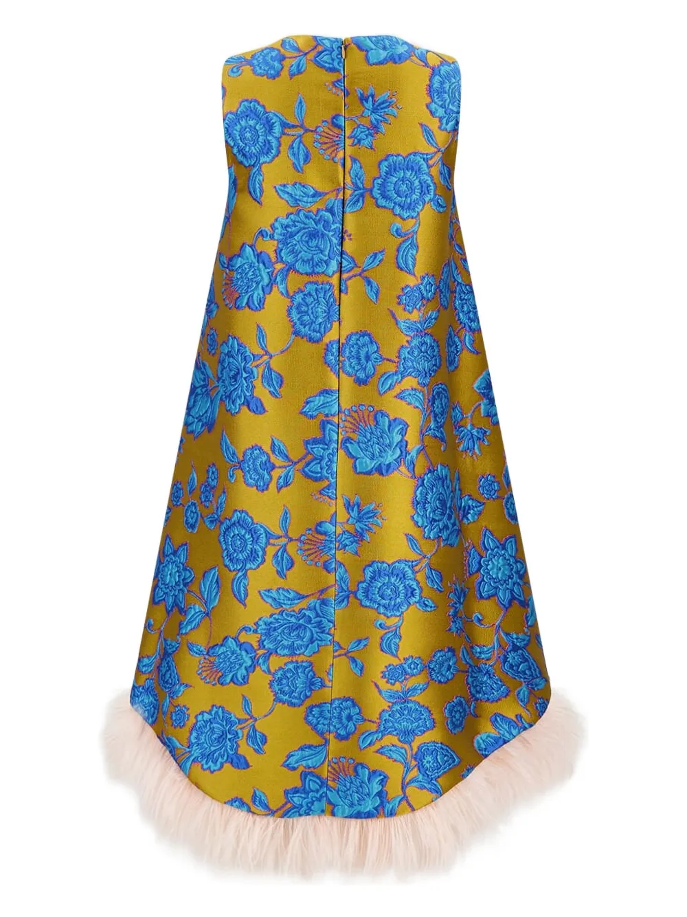 Платье с перьями и цветочным принтом La DoubleJ, золотой
Платье с перьями и цветочным принтом La DoubleJ, золотой