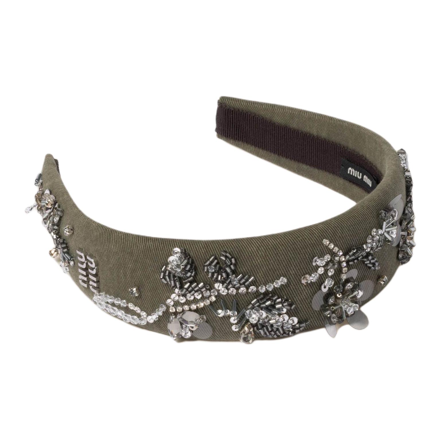 Хлопковые повязки на голову Unisex Olive Green MIU MIU, оливковый зеленый
Хлопковые повязки на голову Unisex Olive Green MIU MIU, оливковый зеленый