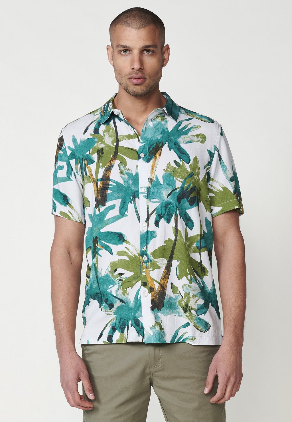 Рубашка SHORT-SLEEVED Koroshi, зеленый
Рубашка SHORT-SLEEVED Koroshi, зеленый