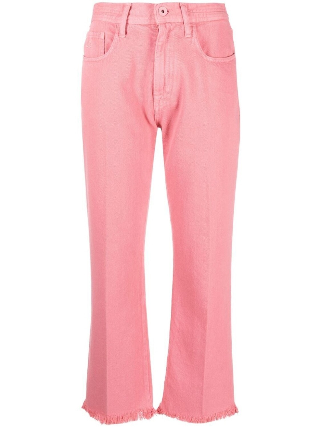 Jacob Cohën расклешенные брюки с бахромой, розовый 
Jacob Cohën расклешенные брюки с бахромой, розовый