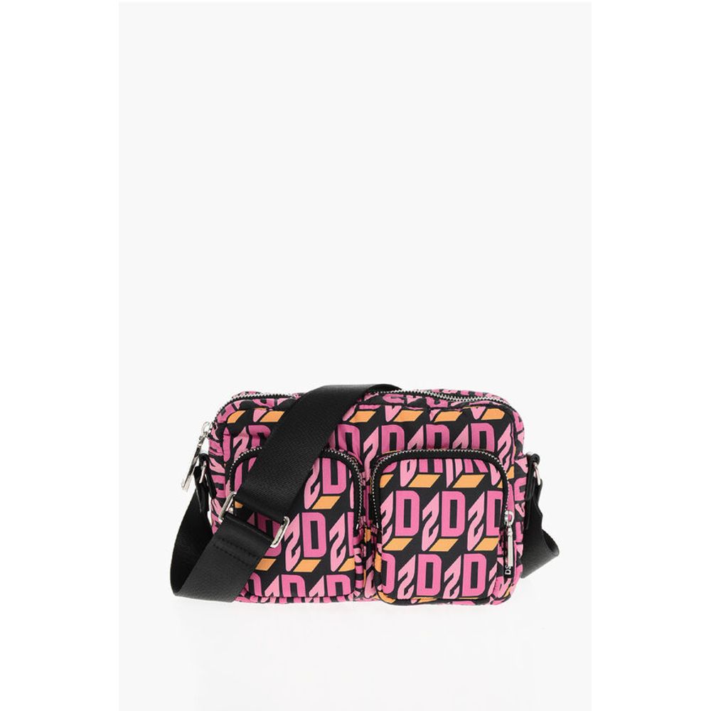 Сумка через плечо из нейлона с монограммой и внешними карманами Dsquared2, мультиколор
Сумка через плечо из нейлона с монограммой и внешними карманами Dsquared2, мультиколор