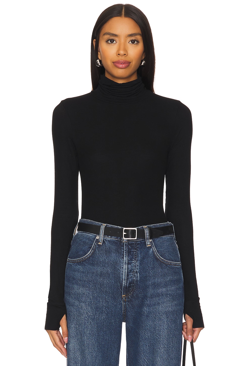 Топ arlen с длинными рукавами и воротником-стойкой Michael Lauren, черный
Топ arlen с длинными рукавами и воротником-стойкой Michael Lauren, черный