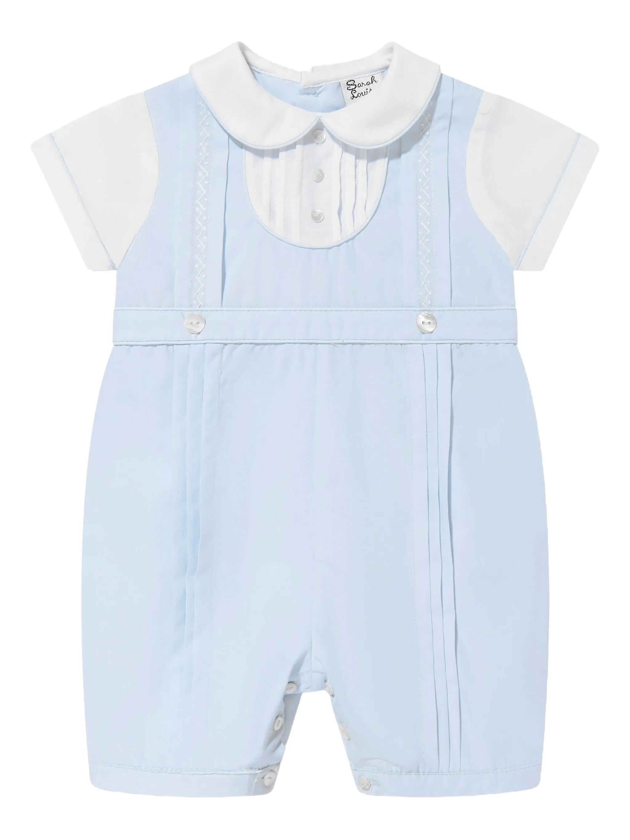 Ромпер с короткими рукавами Sarah Louise, белый
Ромпер с короткими рукавами Sarah Louise, белый