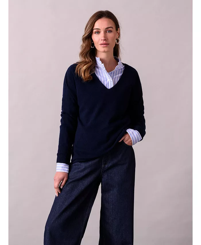 Женский шерстяной свитер Geelong с V-образным вырезом Celtic & Co., синий
Женский шерстяной свитер Geelong с V-образным вырезом Celtic & Co., синий