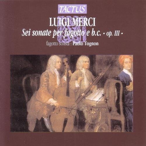CD диск Merci, Luigi / Tognon / Frezzato / Besozzi: 6 Bassoon Sonatas
CD диск Merci, Luigi / Tognon / Frezzato / Besozzi: 6 Bassoon Sonatas