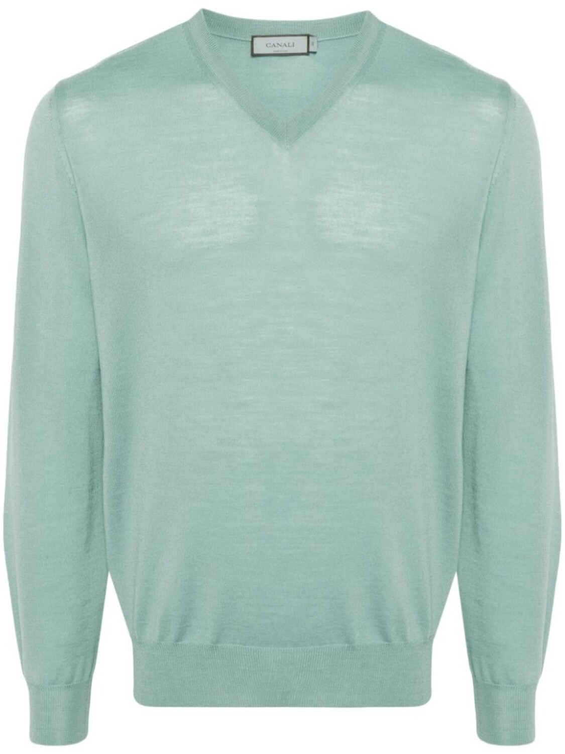 Свитер из шерсти мериноса Canali, зеленый
Свитер из шерсти мериноса Canali, зеленый