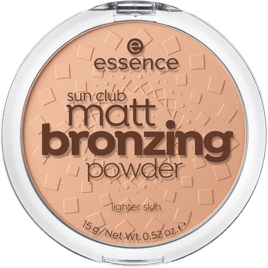Бронзер Essence Sun Club Matt Bronzing Powder, Nr. 01 Natural / 15 g
Бронзер Essence Sun Club Matt Bronzing Powder, Nr. 01 Natural / 15 g