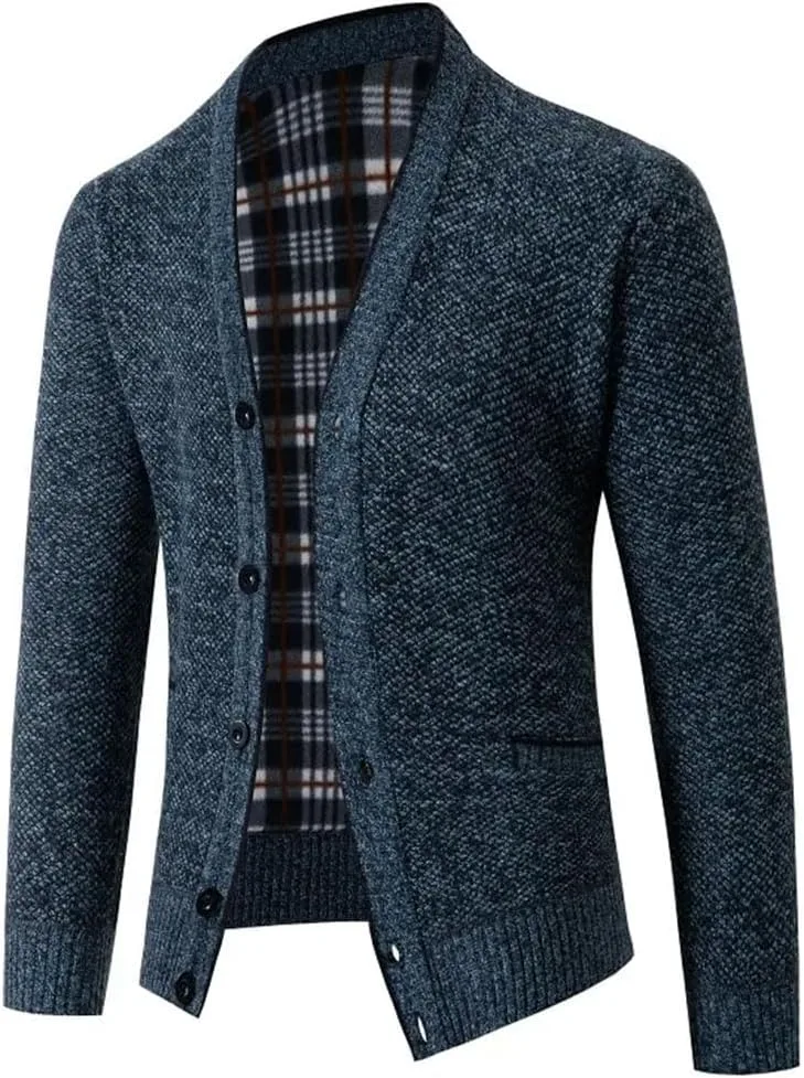 Мужской кардиган осень-зима однобортный свитер верхняя одежда однотонный slim fit
Мужской кардиган осень-зима однобортный свитер верхняя одежда однотонный slim fit