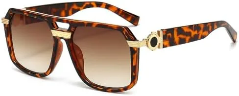 Солнцезащитные очки большого квадратного размера 2027 года для женщин и мужчин, женские очки в крупной оправе с защитой от УФ-излучения UV400 MTZJH, Leopard Tea
Солнцезащитные очки большого квадратного размера 2027 года для женщин и мужчин, женские очки в крупной оправе с защитой от УФ-излучения UV400 MTZJH, Leopard Tea