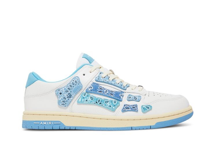 Кроссовки Amiri Skel Top Low Bandana - White Blue, белый
Кроссовки Amiri Skel Top Low Bandana - White Blue, белый