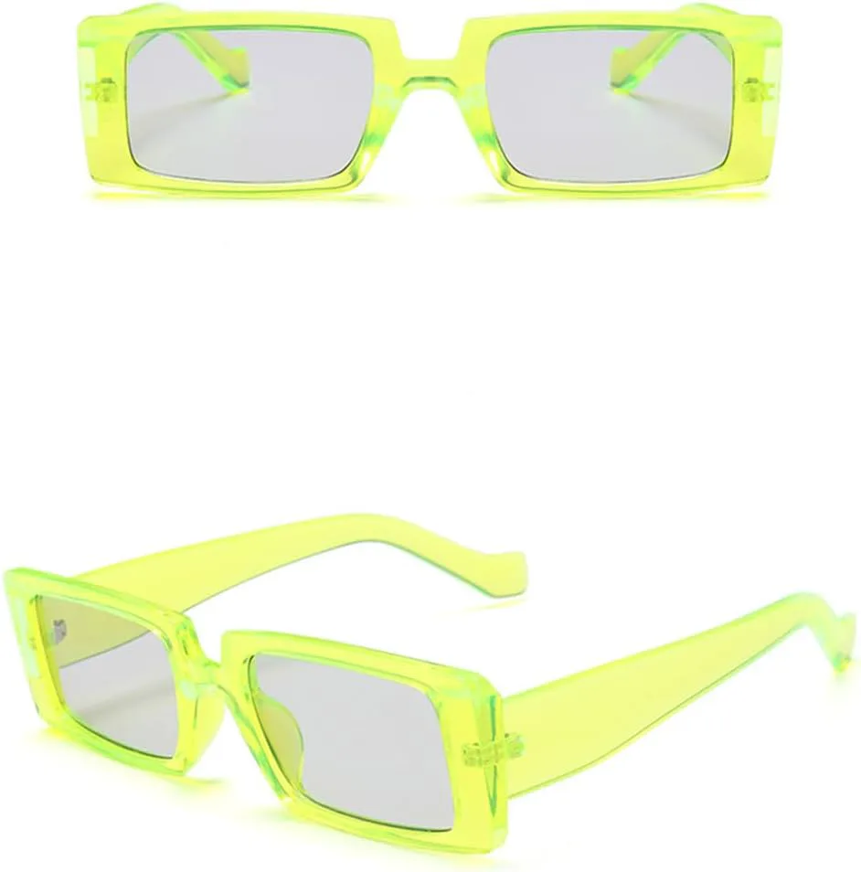 Летние ретро-солнцезащитные очки прямоугольной формы для женщин, модные флуоресцентные зеленые очки для мужчин, защита от ультрафиолета UV400 HVTVTLA, Champagne Tea
Летние ретро-солнцезащитные очки прямоугольной формы для женщин, модные флуоресцентные зеленые очки для мужчин, защита от ультрафиолета UV400 HVTVTLA, Champagne Tea