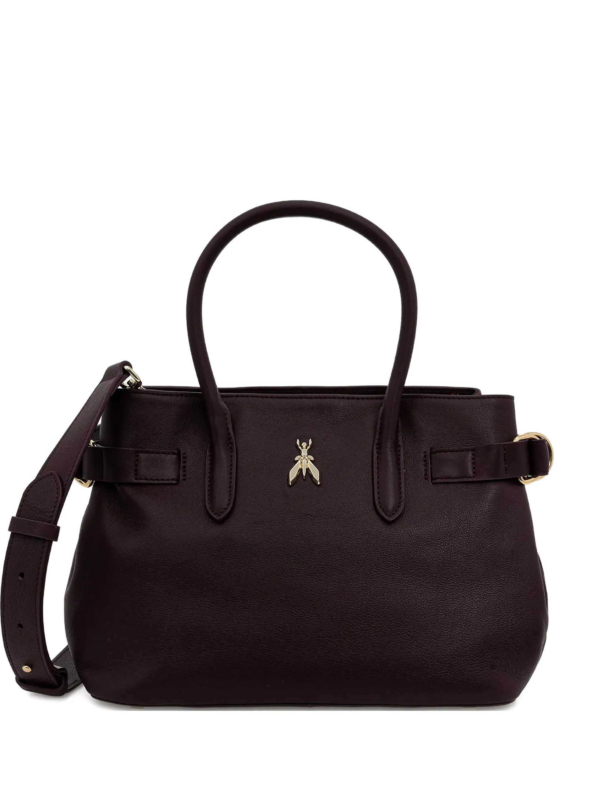 Кожаная сумка-тоут Patrizia Pepe, фиолетовый
Кожаная сумка-тоут Patrizia Pepe, фиолетовый