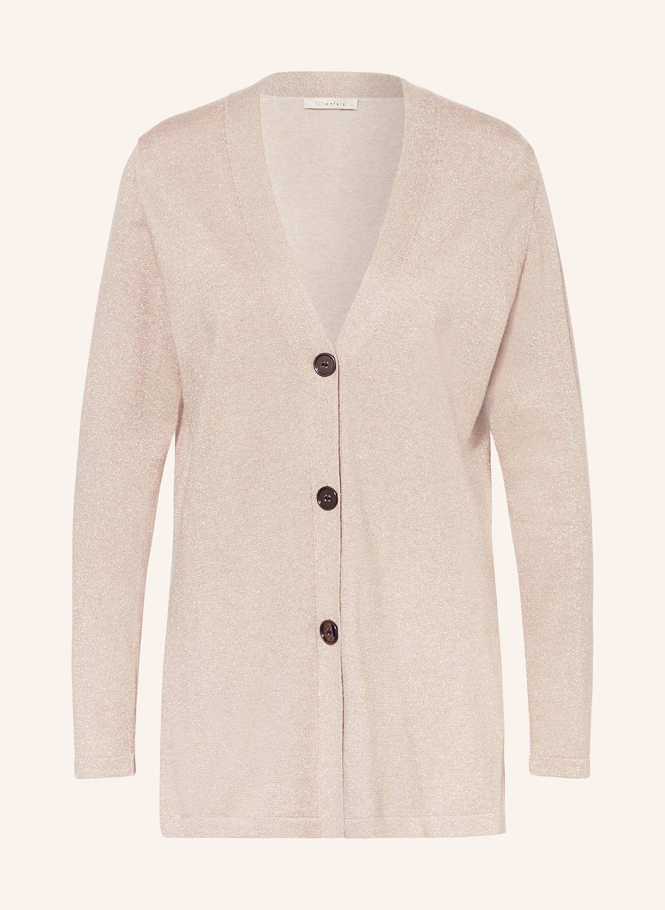 Кардиган с блестящей пряжей Lilienfels, золотой
Кардиган с блестящей пряжей Lilienfels, золотой