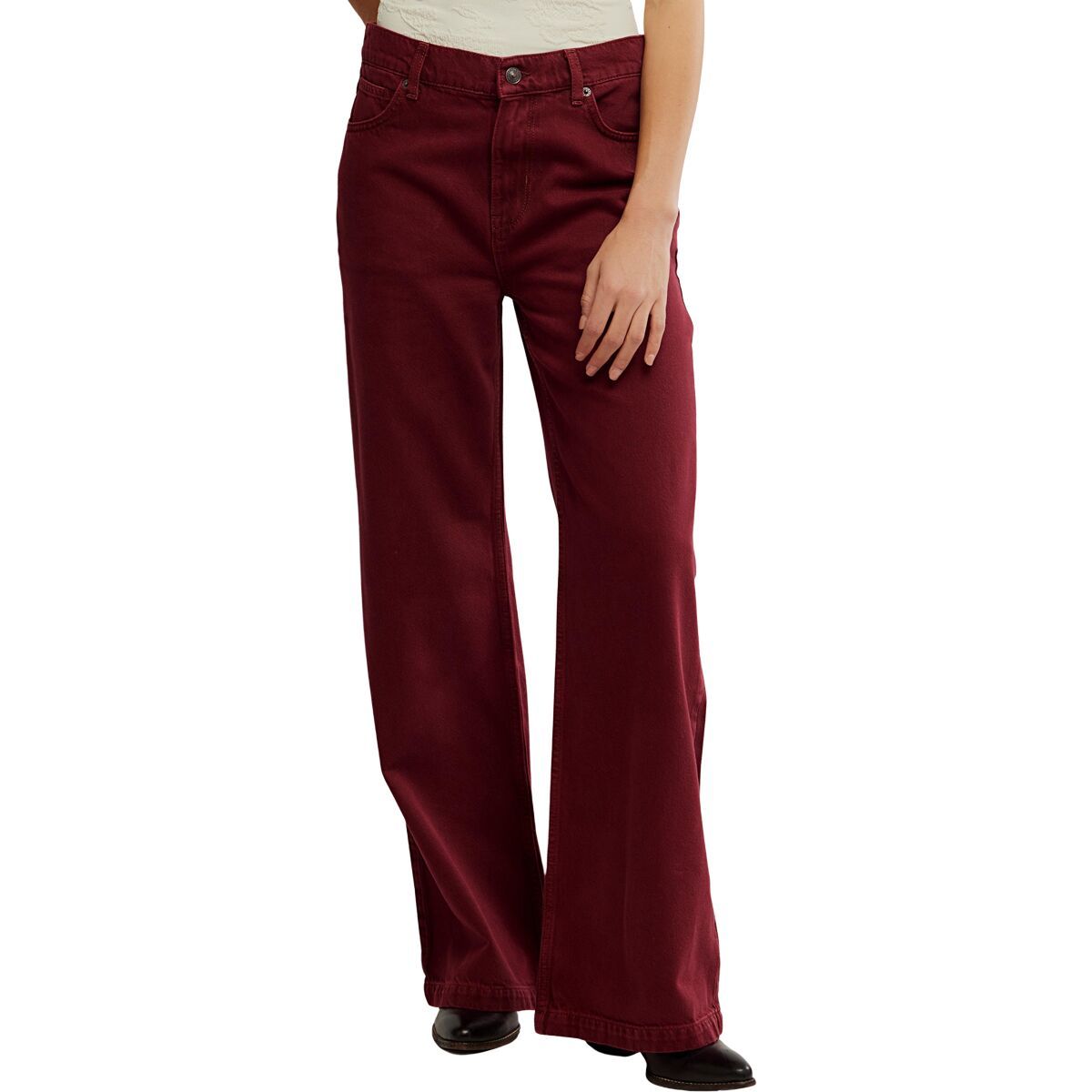 Джинсы Stride Free People, цвет syrah
Джинсы Stride Free People, цвет syrah