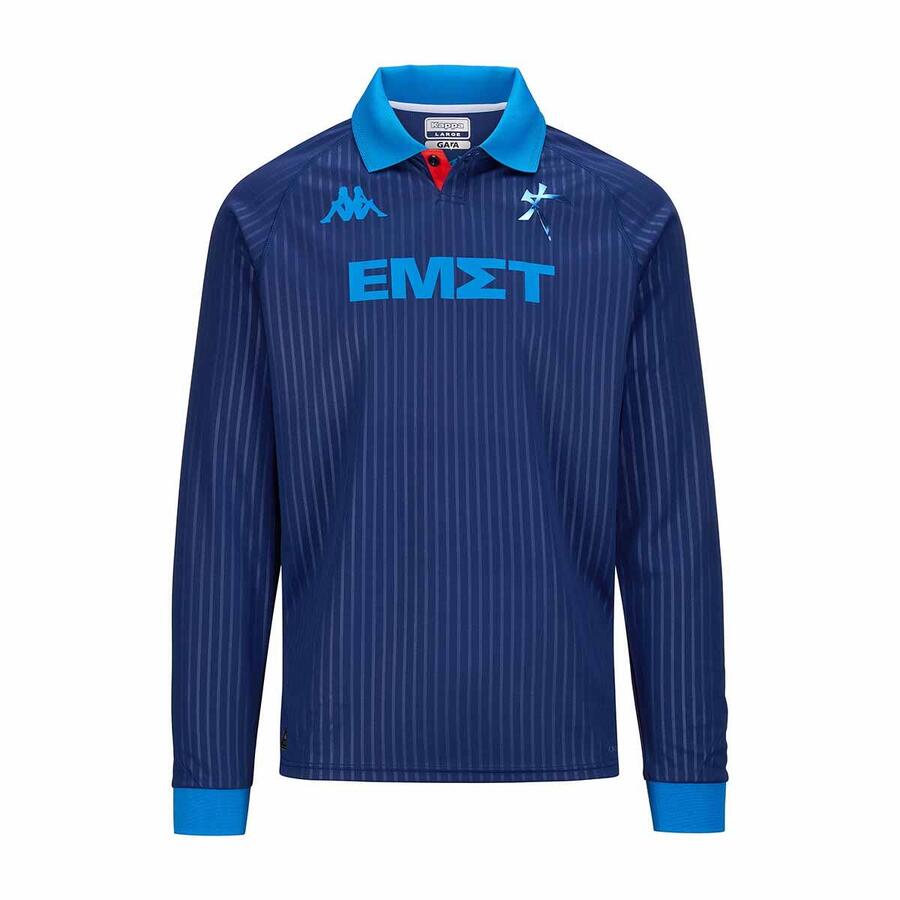 KAPPA Домашняя футболка с длинными рукавами GS Kallithea Kombat 2024/25
KAPPA Домашняя футболка с длинными рукавами GS Kallithea Kombat 2024/25