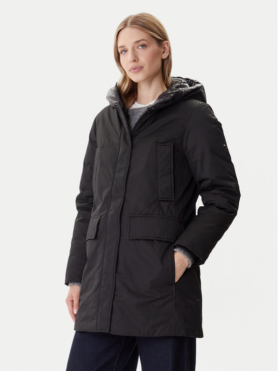 Парка relaxed fit WW0WW46533 Tommy Hilfiger, черный
Парка relaxed fit WW0WW46533 Tommy Hilfiger, черный