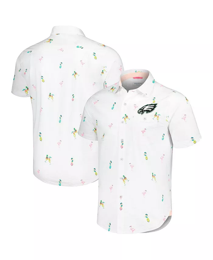 Мужская белая рубашка Philadelphia Eagles Nova Wave Flocktail с пуговицами Tommy Bahama
Мужская белая рубашка Philadelphia Eagles Nova Wave Flocktail с пуговицами Tommy Bahama
