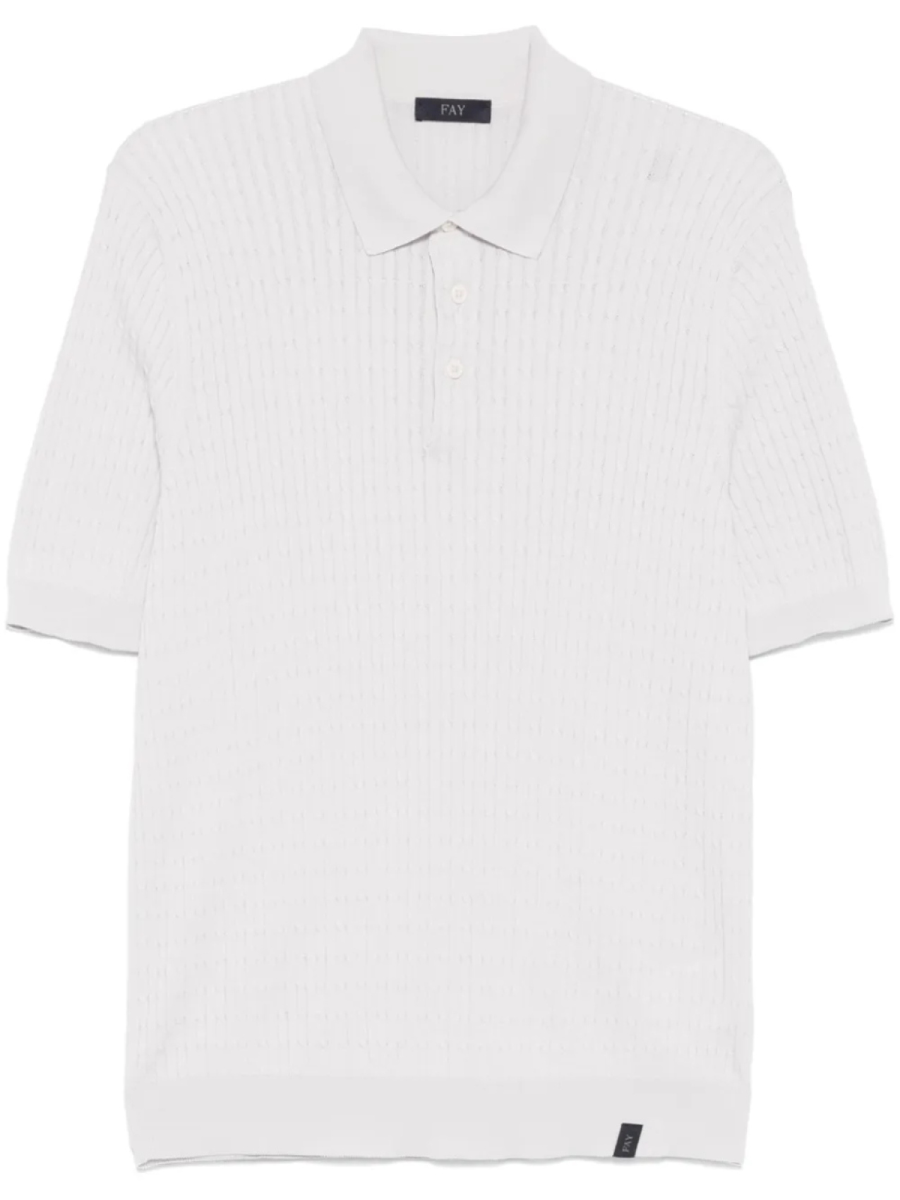 Fay рубашка поло фактурной вязки, серый
Fay рубашка поло фактурной вязки, серый