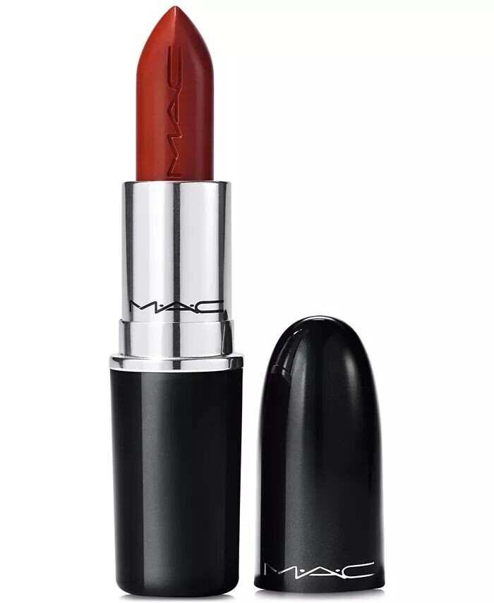Сияющая губная помада из люстрегласа Mac, цвет Chili Popper
Сияющая губная помада из люстрегласа Mac, цвет Chili Popper