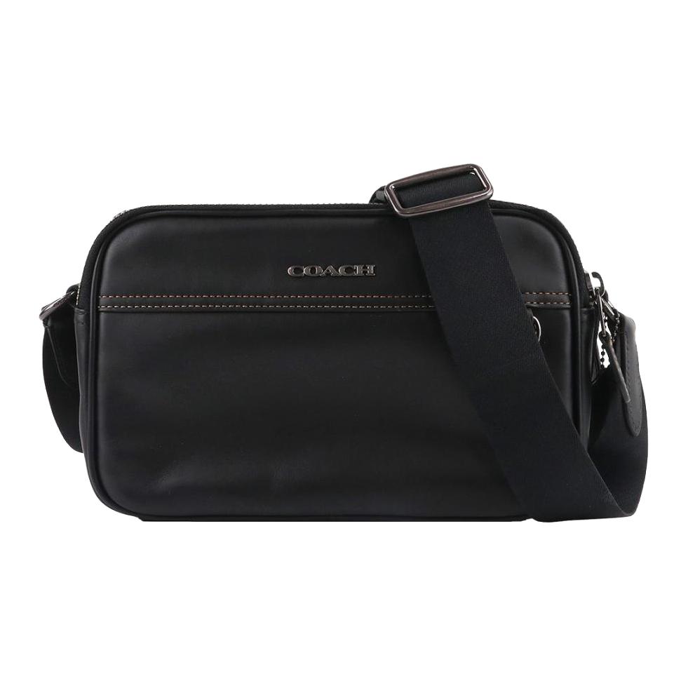 COACH Гладкий кожаный фотосумка через плечо мужская маленькая черная
COACH Гладкий кожаный фотосумка через плечо мужская маленькая черная